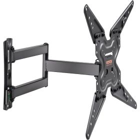 VEVOR Full Motion TV Mount Fits for Most 26-55 inch TVs, Swivel Tilt Horizontal Adjustment TV Wall Mount Bracket with Articulating Arm