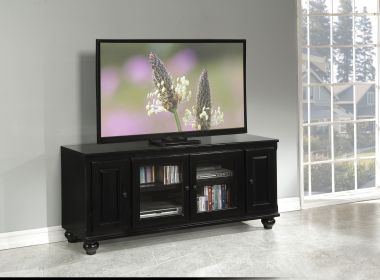 Ferla Black Finish TV Stand