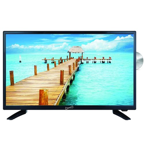 Supersonic 24" 12 Volt AC/DC LED HDTV with DVD Player, USB, SD Card Reader and HDMI