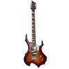 [Do Not Sell on Amazon]Glarry Flame Shaped Electric Guitar with 20W Electric Guitar Sound HSH Pickup Novice Guitar Audio Bag Strap Picks Shake Cable W
