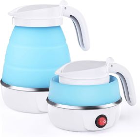 Foldable Electric Kettle, Camping Kettle, Mini Travel Kettle, Silicone Electric Water Boiler, Tea, Coffee Kettle, Collapsible Kettle With Separab (Option: EK221)