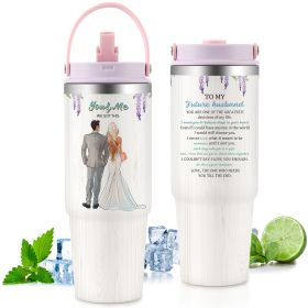 30oz Stainless Steel Cup (Option: Style42)