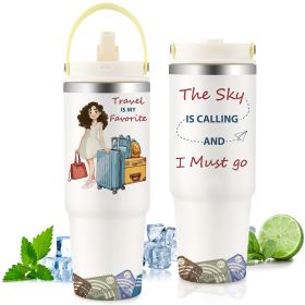 30oz Stainless Steel Cup (Option: Style37)