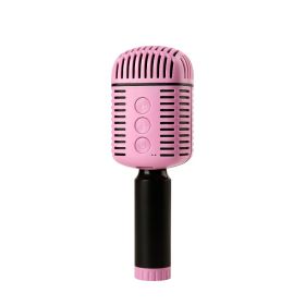 Karaoke Microphone, Speaker (Color: Pink)