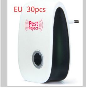 Electronic Ultrasonic Healthy Rechargeble Anti Mosquito Insect Pest Reject Mouse Repellent Repeller Practical Home EUUS Plug (Option: EU-30PCS)